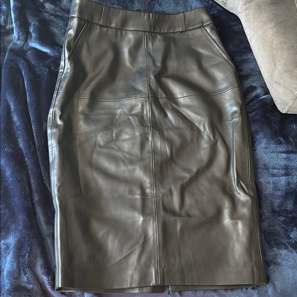 Mango Black Pencil Skirt Knee-Length Work
